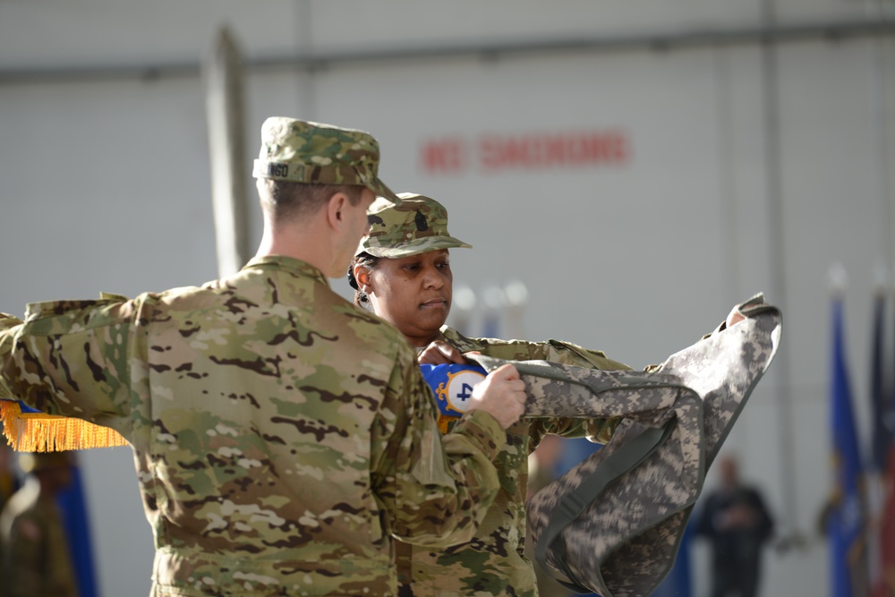 The 4th Battalion, 3rd Aviation Regiment transfer of authority ceremony