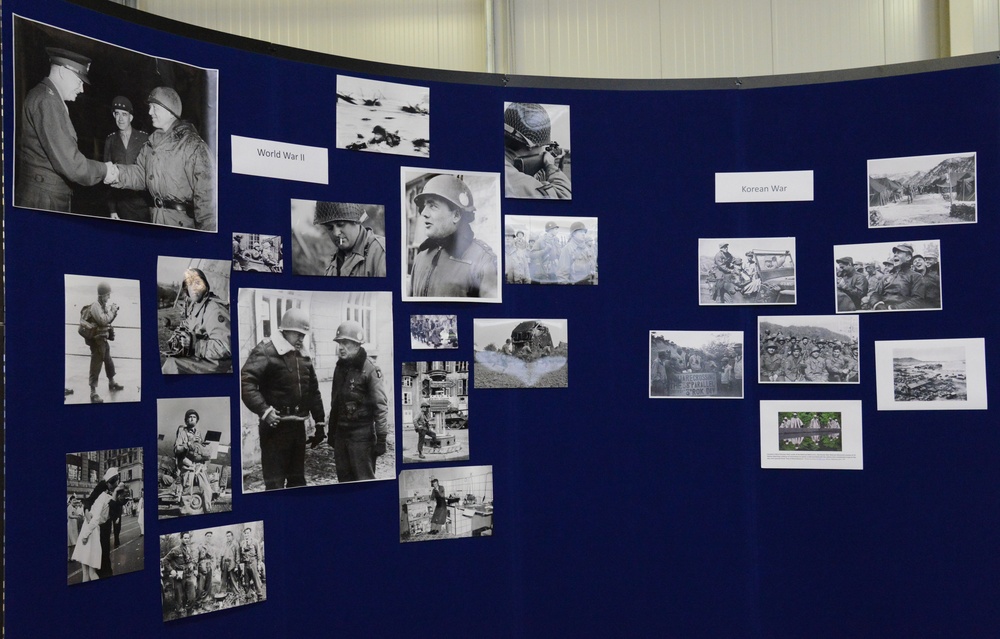 Veterants' tribute in Community Activity Center, Chievres Air Base