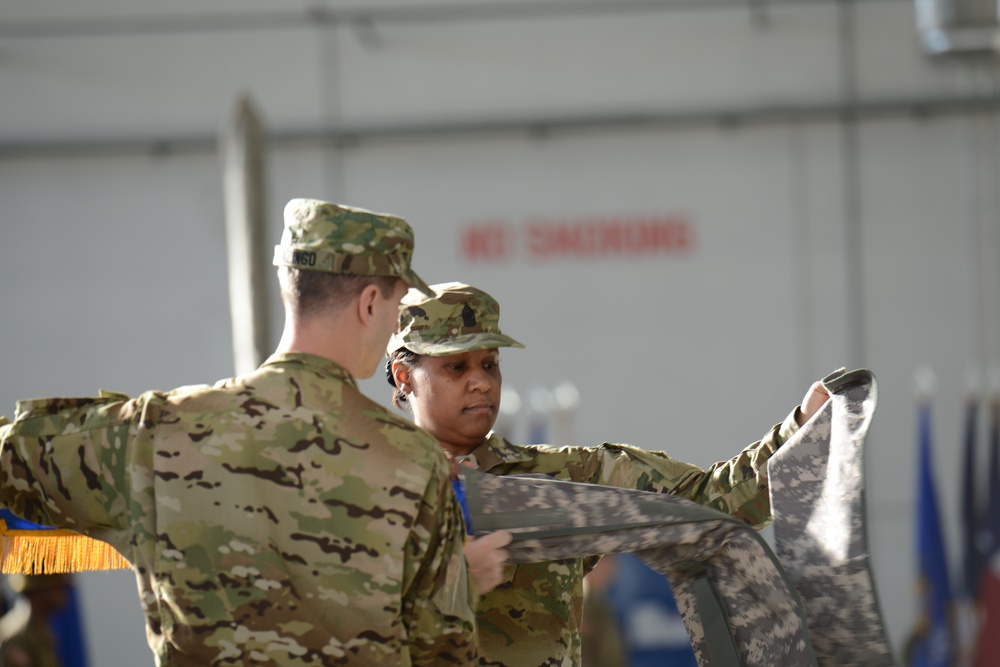 The 4th Battalion, 3rd Aviation Regiment transfer of authority ceremony