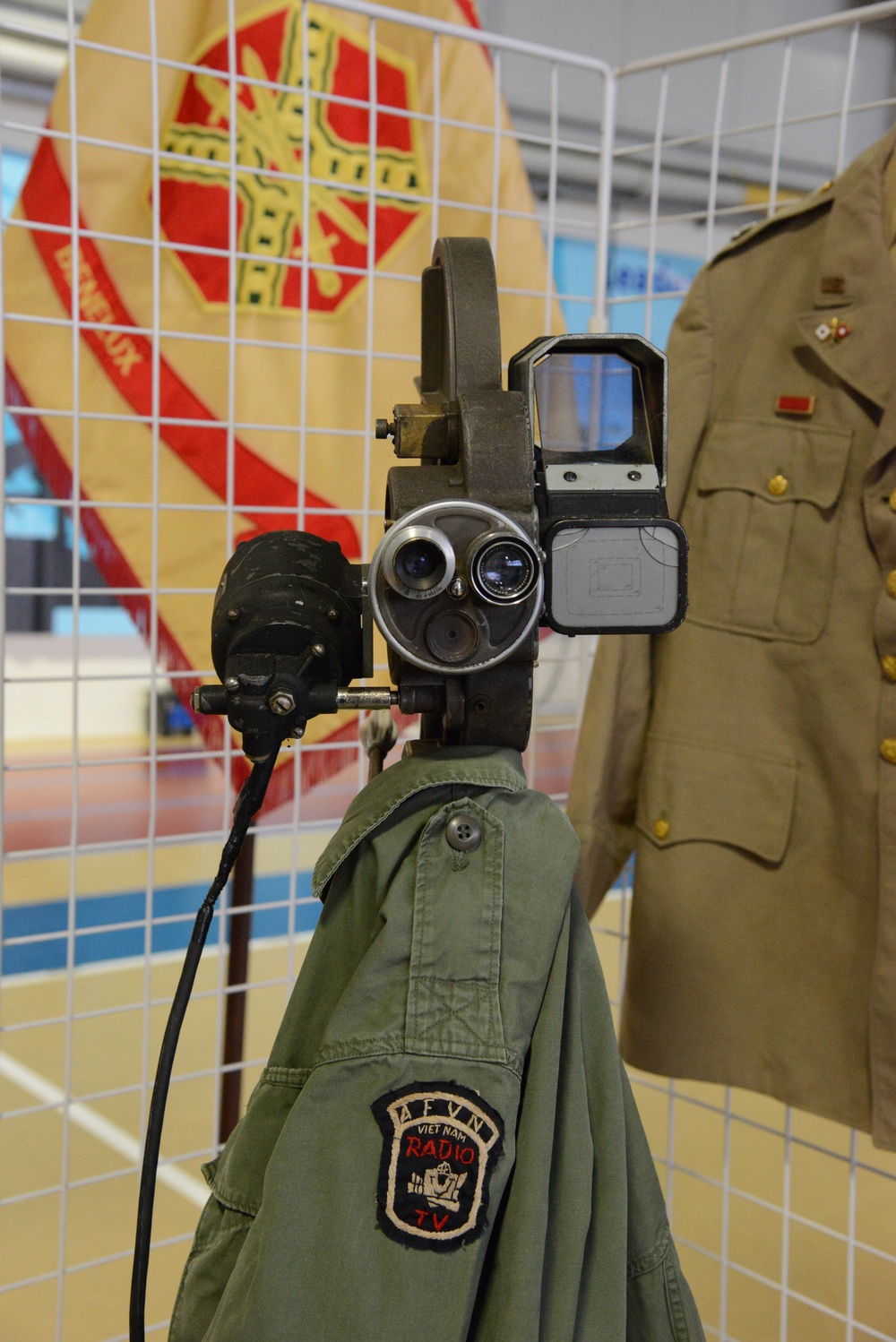 Veterants' tribute in Community Activity Center, Chievres Air Base