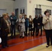Veterants' tribute in Community Activity Center, Chievres Air Base