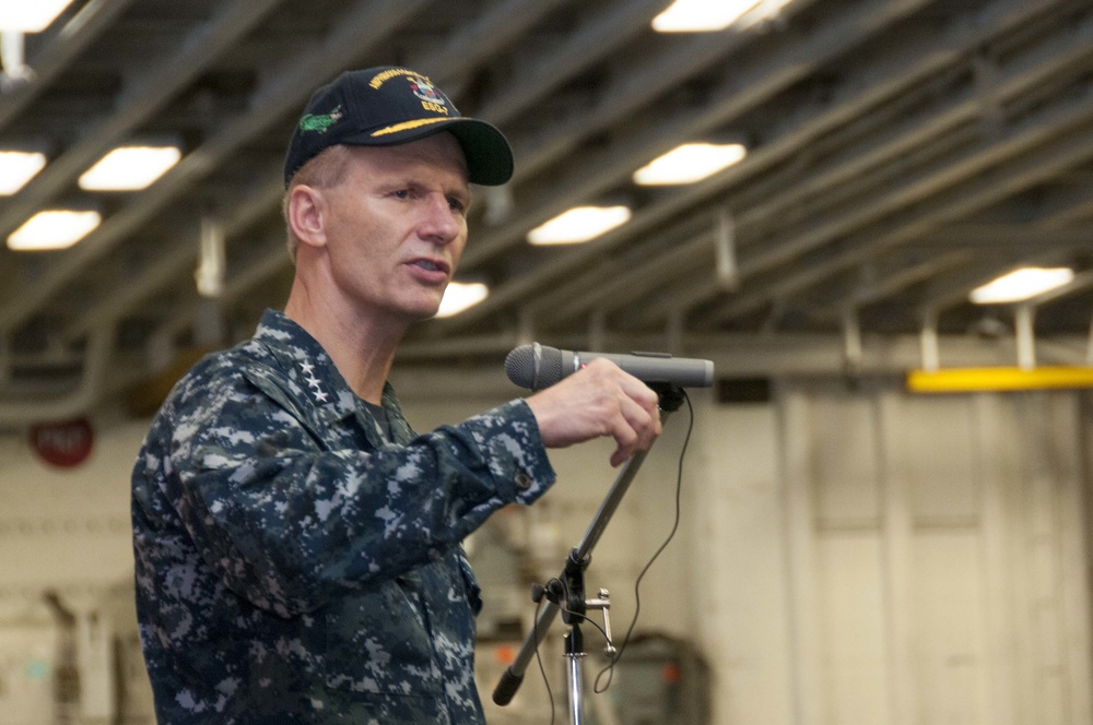 C7F visits USS Bonhomme Richard