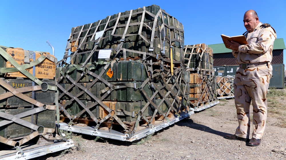 Munitions delivery near Erbil, Iraq
