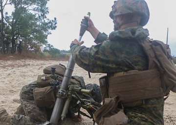 3/6 fires mortars rain or shine