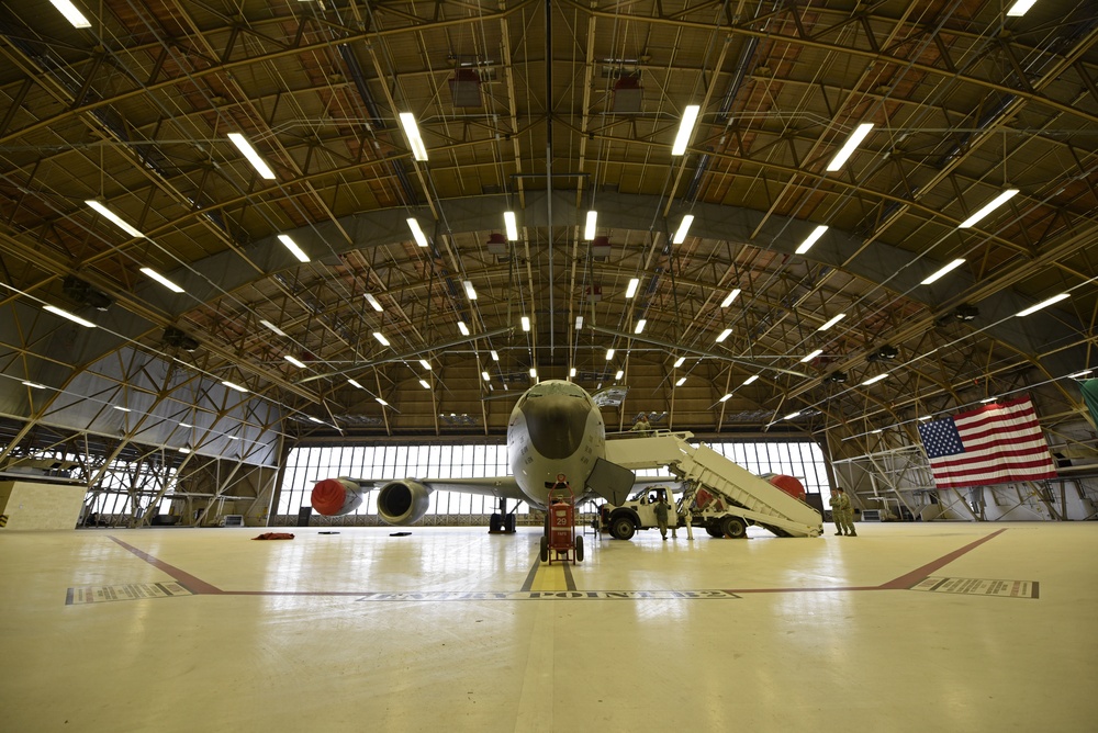 View of hangar two