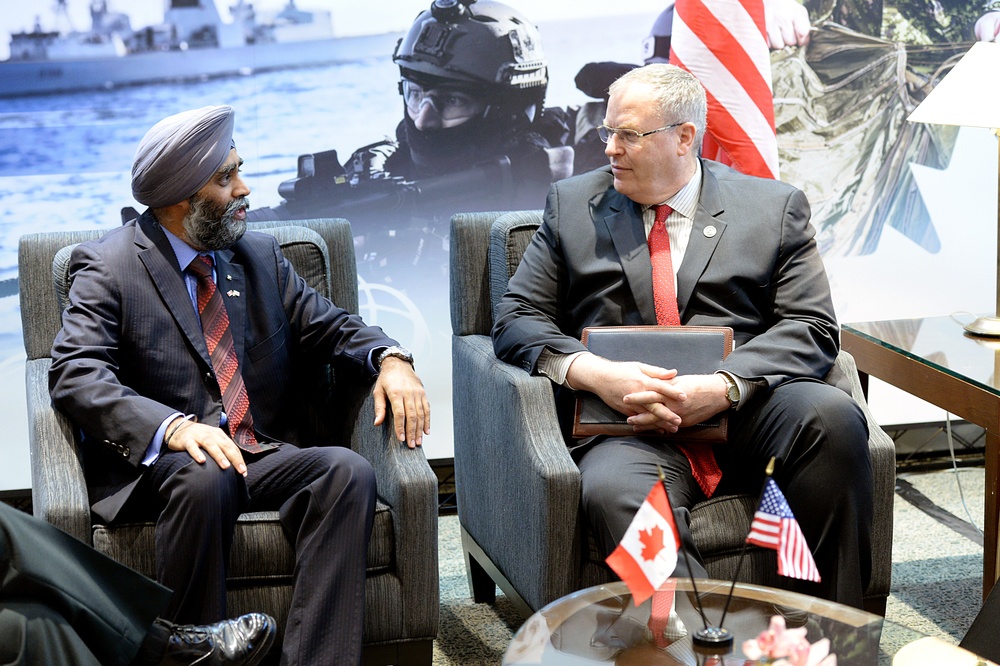 DSD met with Canadian MND Harjit Sajjan at the Halifax International Security Forum