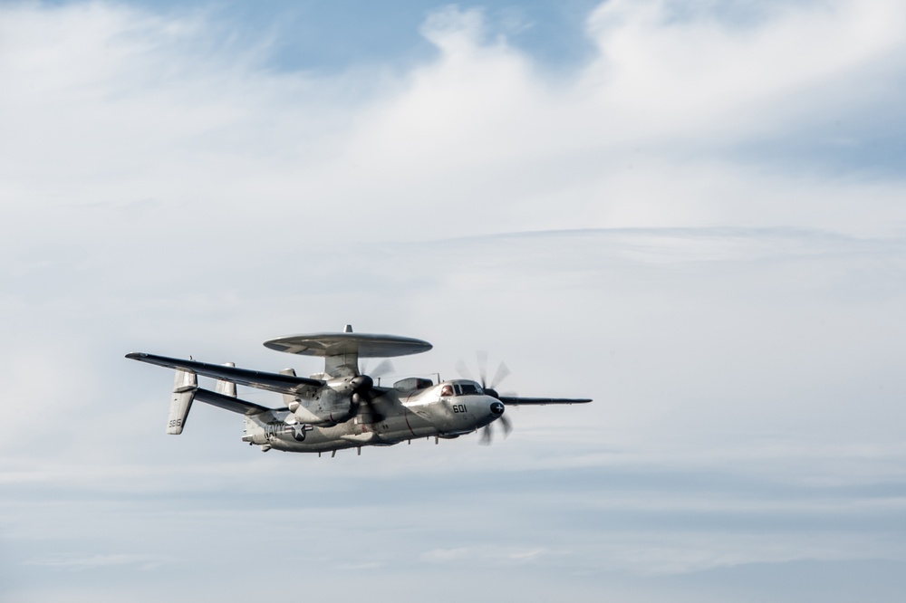 USS Ronald Reagan action