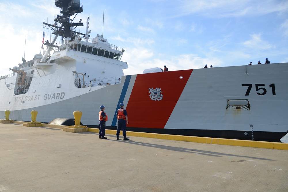 Coast Guard Cutter returns in time for the holidays