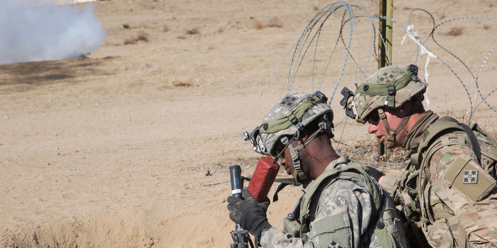 Infantry Soldiers engage enemies in California