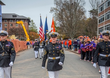 ROTC leads the parade