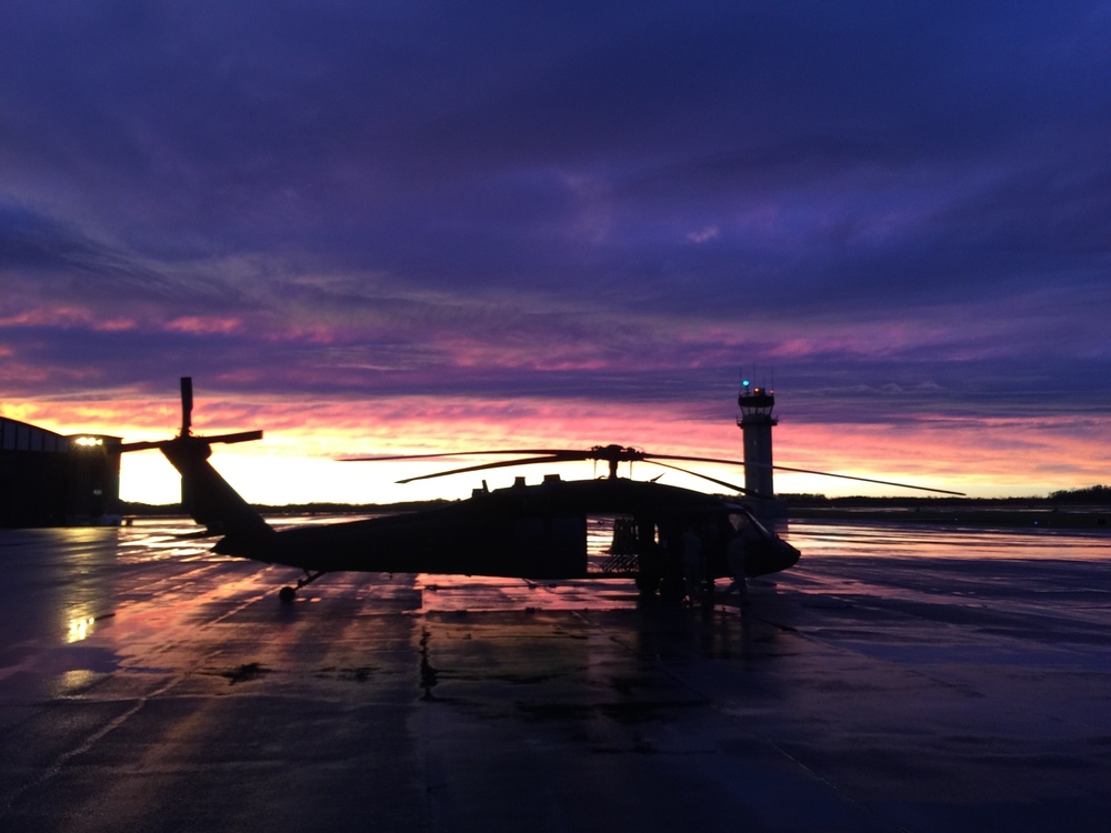 Sunset at Godman Army Airfield on Fort Knox