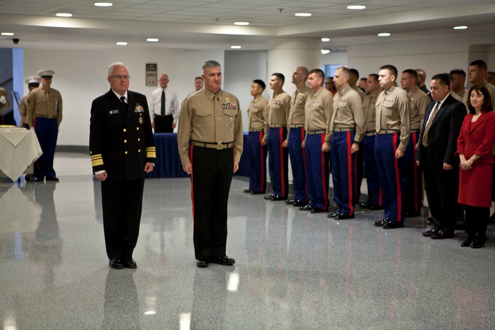 Marine Corps Cake Cutting Ceremony