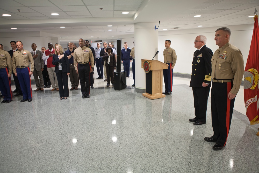 Marine Corps Cake Cutting