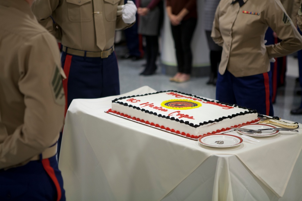 Marine Corps Cake Cutting