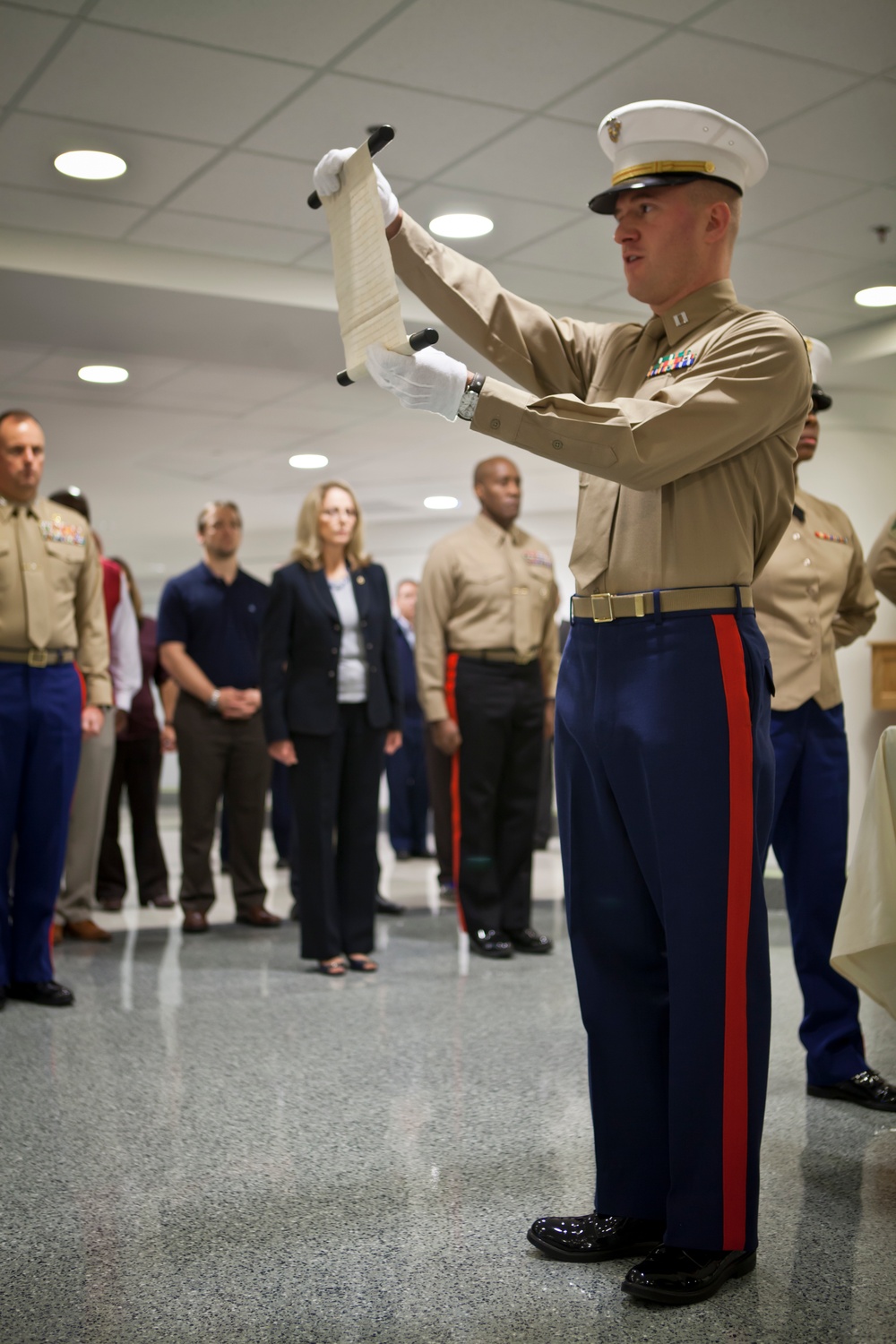 Marine Corps Cake Cutting