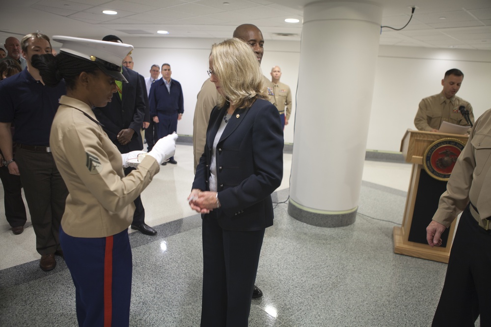 Marine Corps Cake Cutting