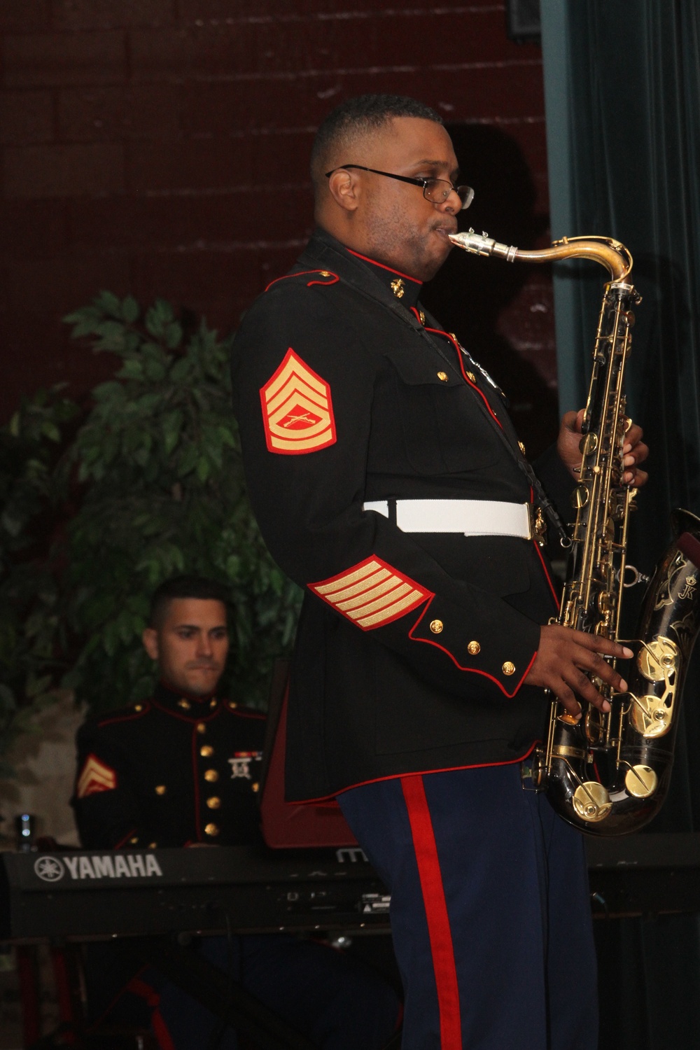 Parris Island Jazz Combo performs for Daniel Pearl World Music Days, New Jersey High Schools