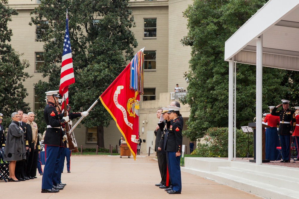 240th Marine Corps Birthday Cake Cutting Ceremony