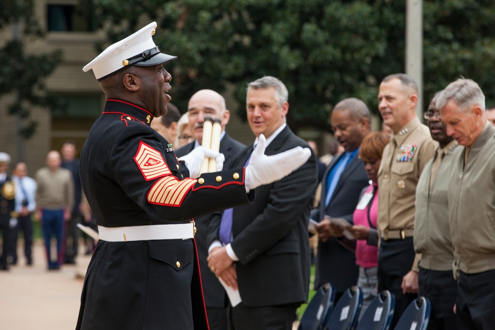 240th Marine Corps Birthday Cake Cutting Ceremony