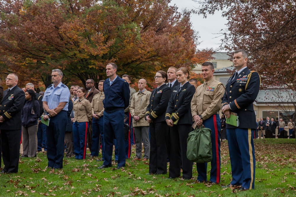 240th Marine Corps Birthday Cake Cutting Ceremony