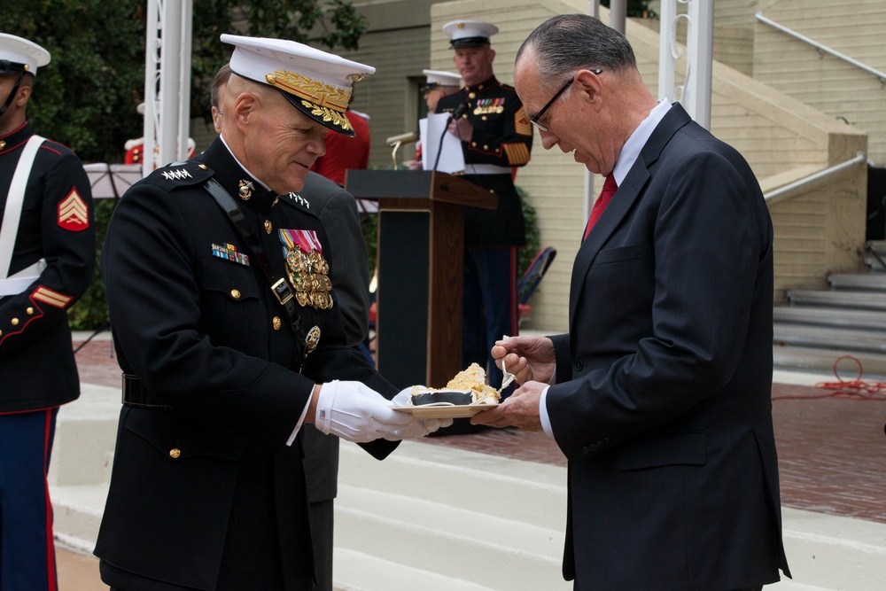 240th Marine Corps Birthday Cake Cutting Ceremony