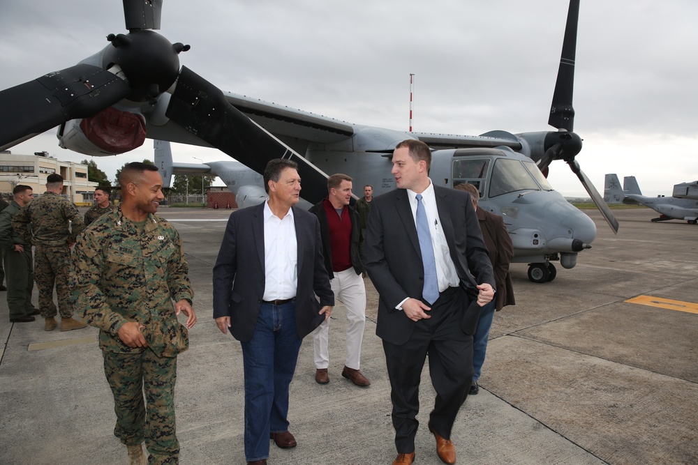 U.S. Representative visits SPMAGTF-CR-AF in NAS Sigonella, Italy