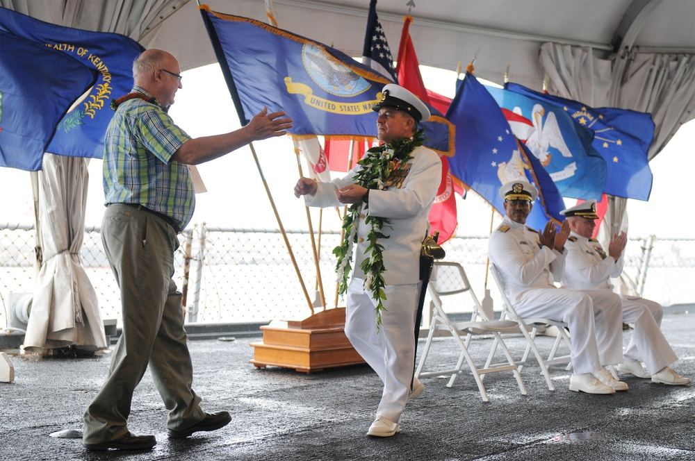 JBPHH CMC Retires Aboard Battleship Missouri Memorial