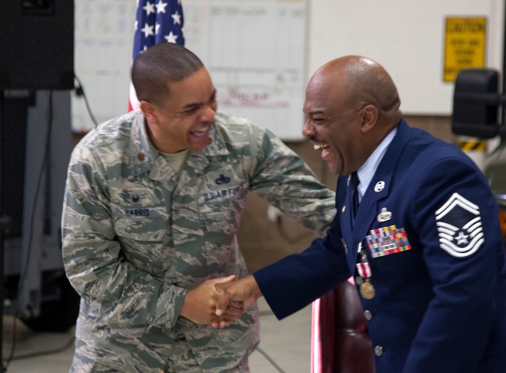 Reed, 349th Maintenance Squadron retires