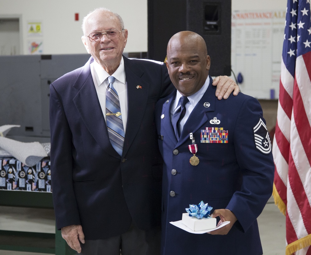Reed, 349th Maintenance Squadron retires