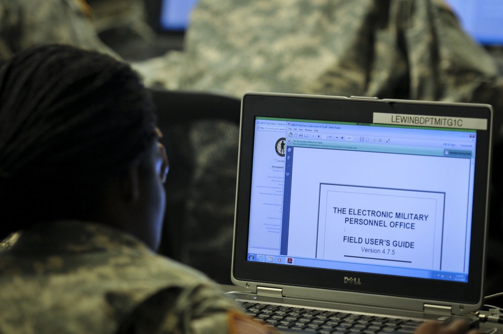 Human Resource team helps establish Army-wide training for human resource personnel