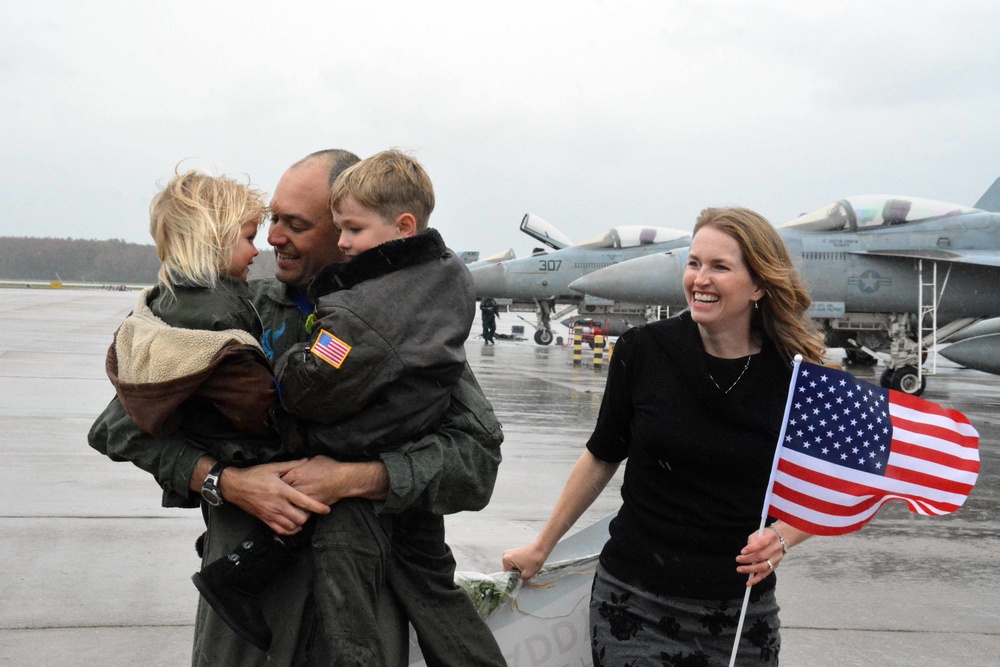 Homecoming celebration at NAS Oceana
