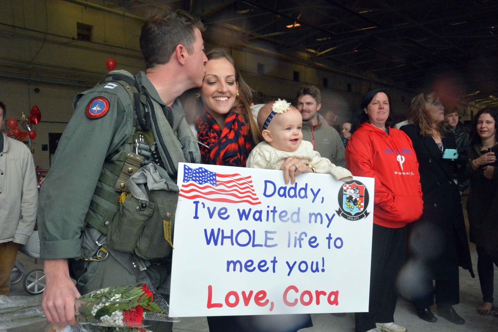Homecoming celebration at NAS Oceana