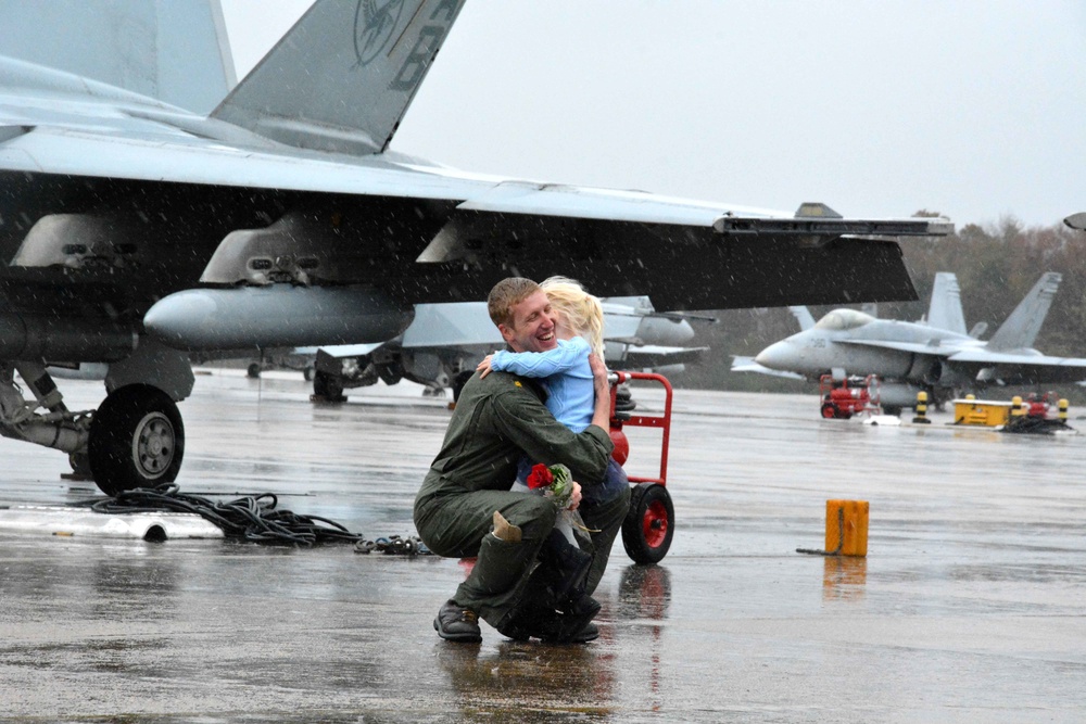 Homecoming celebration at NAS Oceana