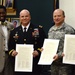 Military leaders receive proclamation
