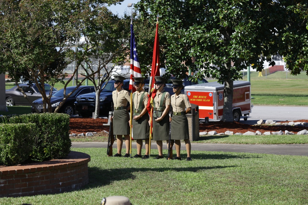 Rededication of Molly Marine Statue