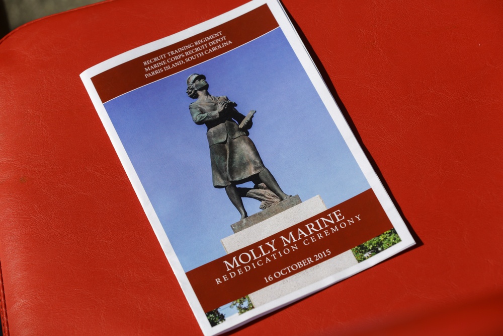 Rededication of Molly Marine Statue