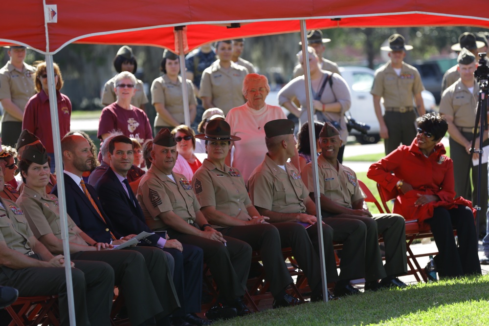 Rededication of Molly Marine Statue