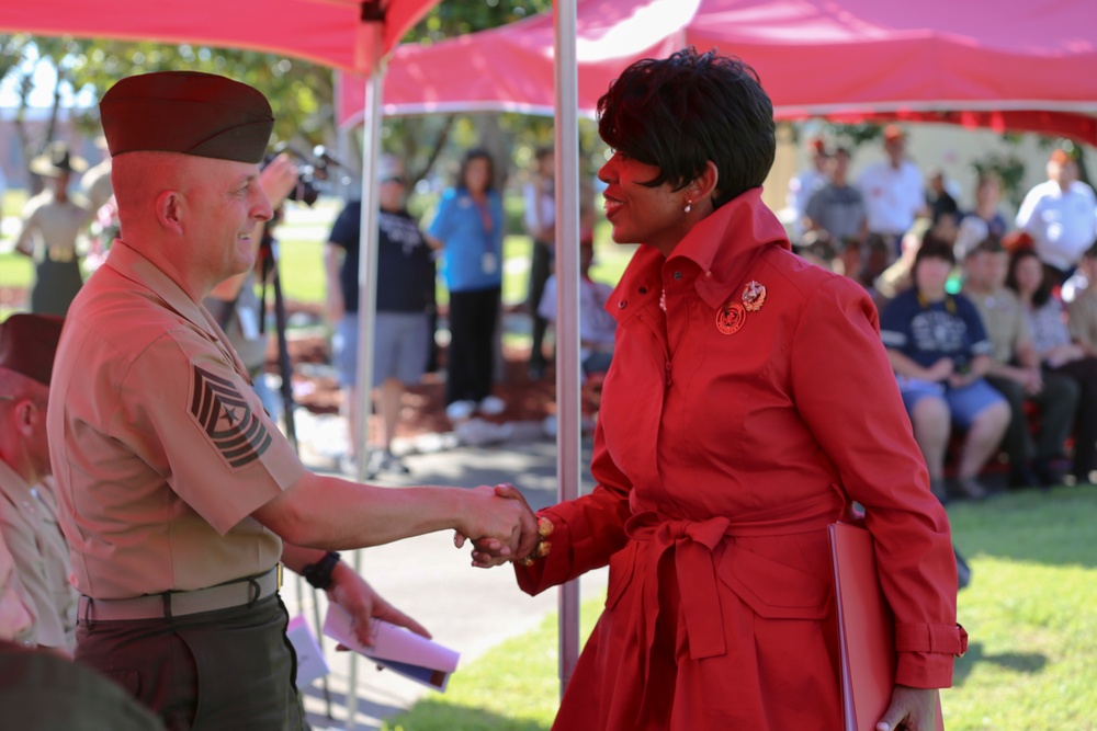 Rededication of Molly Marine Statue