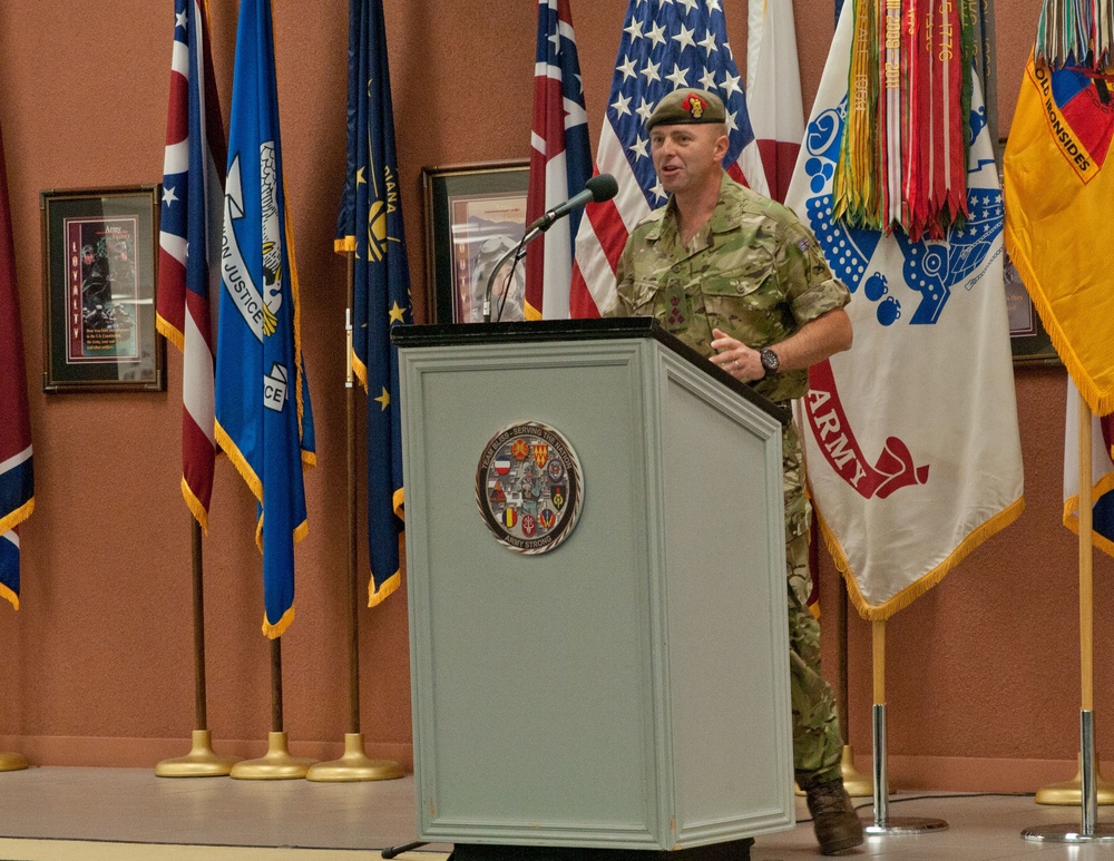 1AD welcomes British brigadier general as deputy commanding general