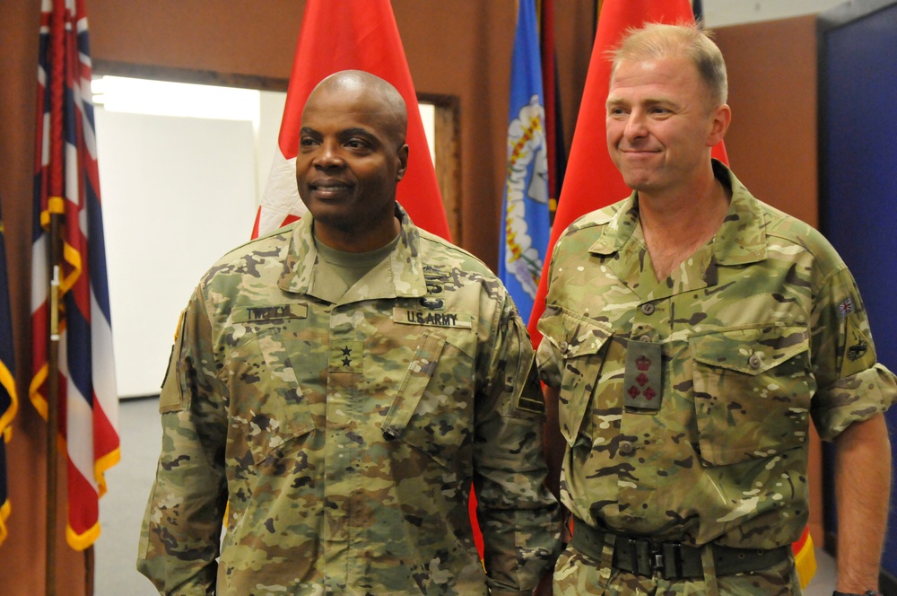 1st AD welcomes British brigadier general as deputy commanding general