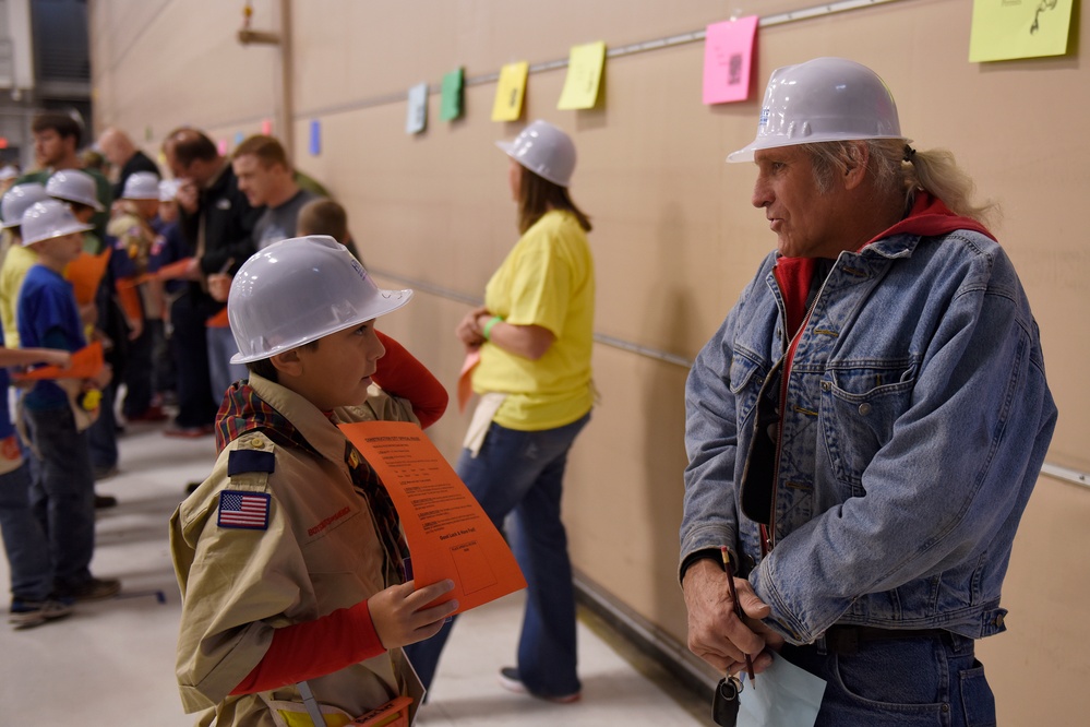 180th Fighter Wing partners with Boy Scouts of America, hosts Construction City