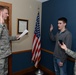 Brother administers oath of enlistment