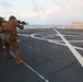 U.S. Marines hone marksmanship skills at sea