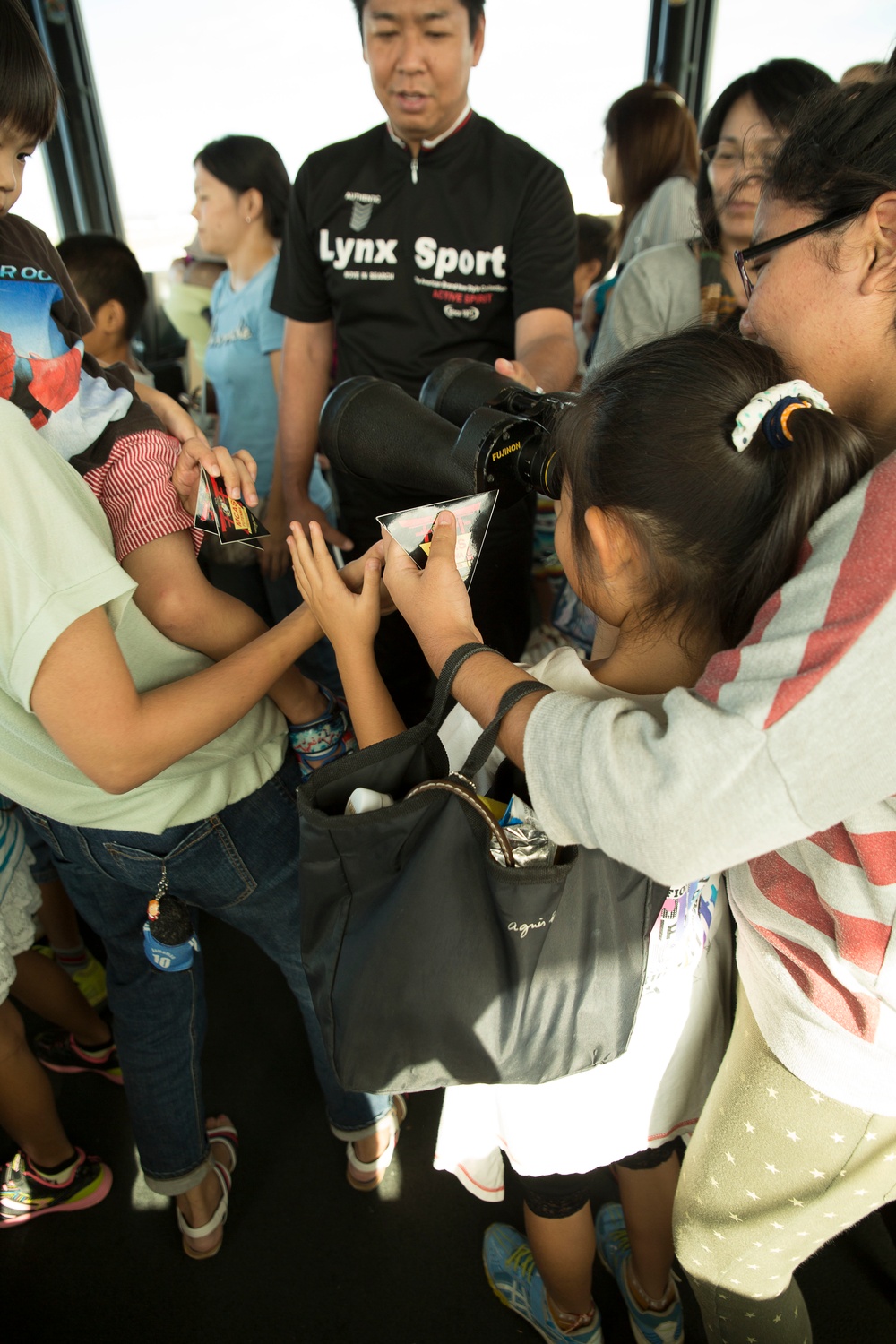 Okinawa residents tour chow hall, flight line on MCAS Futenma