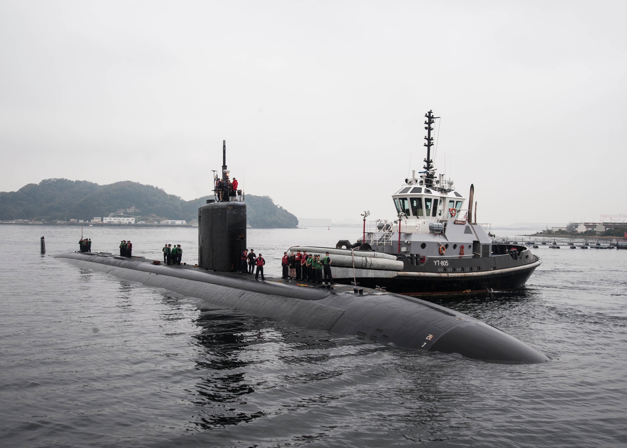 DVIDS - Images - USS Charlotte (SSN 766) prepares to moor at Fleet 