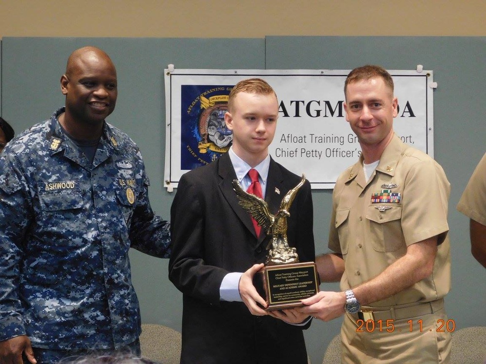 Award ceremony at ATG Mayport