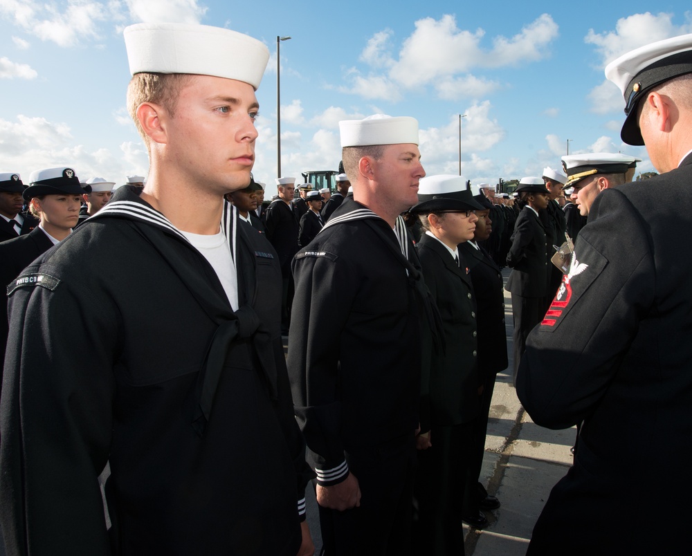 ACB 1 uniform inspection