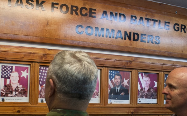 National Guard Bureau leaders visit troops at Camp Bondsteel, Kosovo