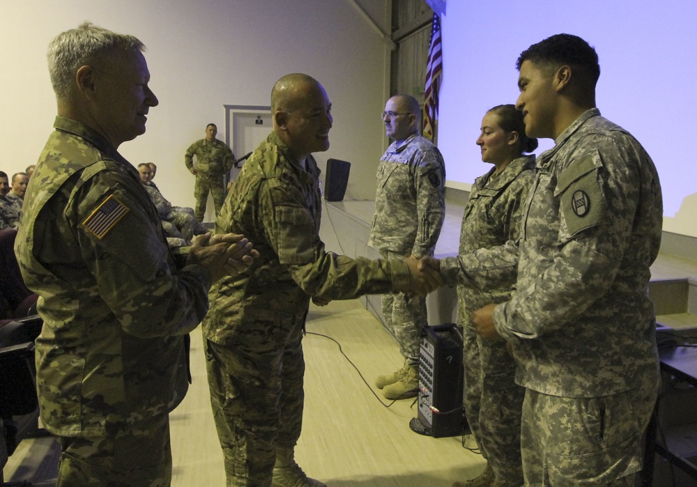 National Guard Bureau leaders visit troops at Camp Bondsteel, Kosovo