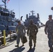Army Reserve making relationships at sea